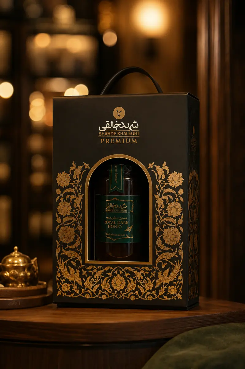 عسل کهربای ناب        Rare Amber honey